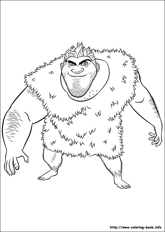 The Croods coloring picture