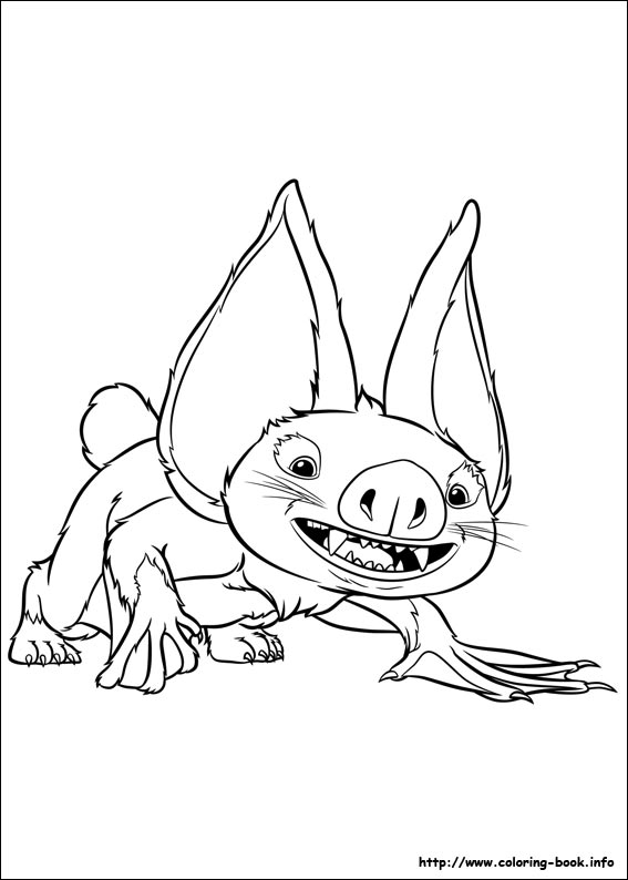 The Croods coloring picture