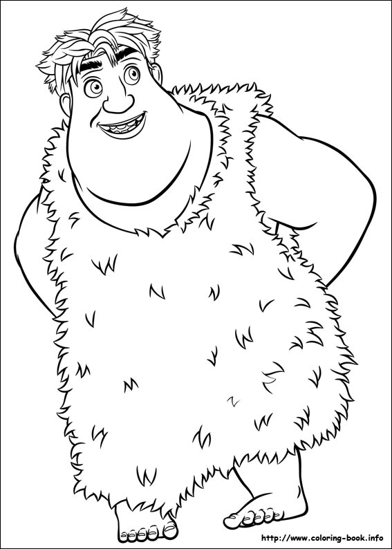 The Croods coloring picture