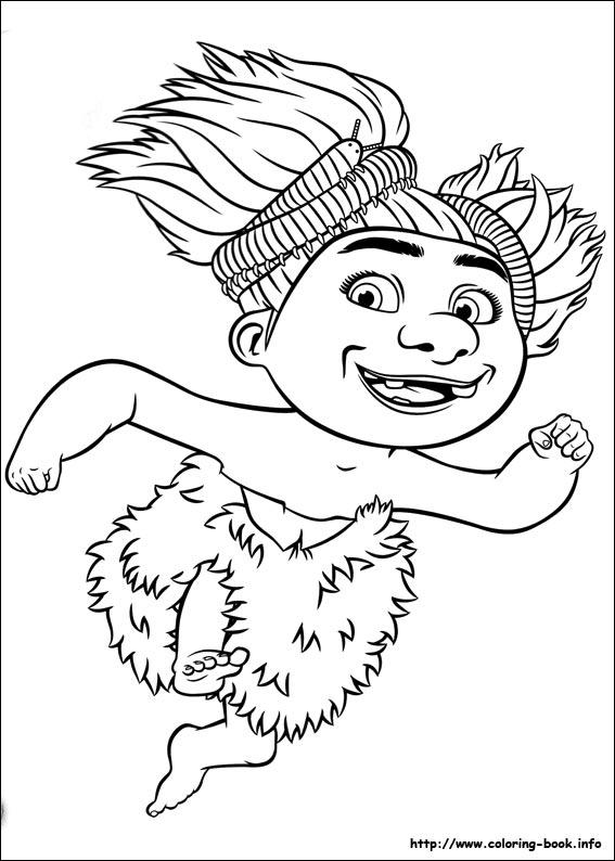 The Croods coloring picture