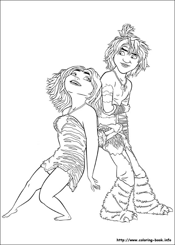 The Croods coloring picture