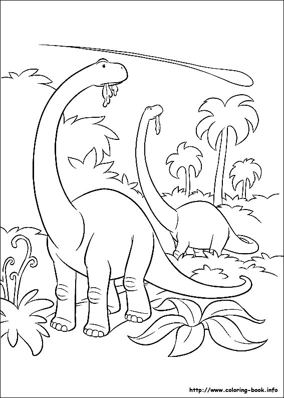 The Good Dinosaur coloring picture