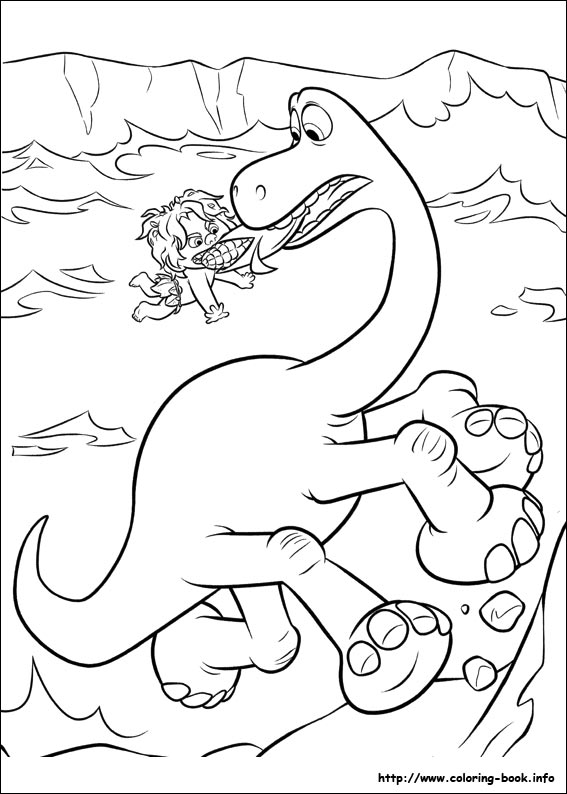 The Good Dinosaur coloring picture