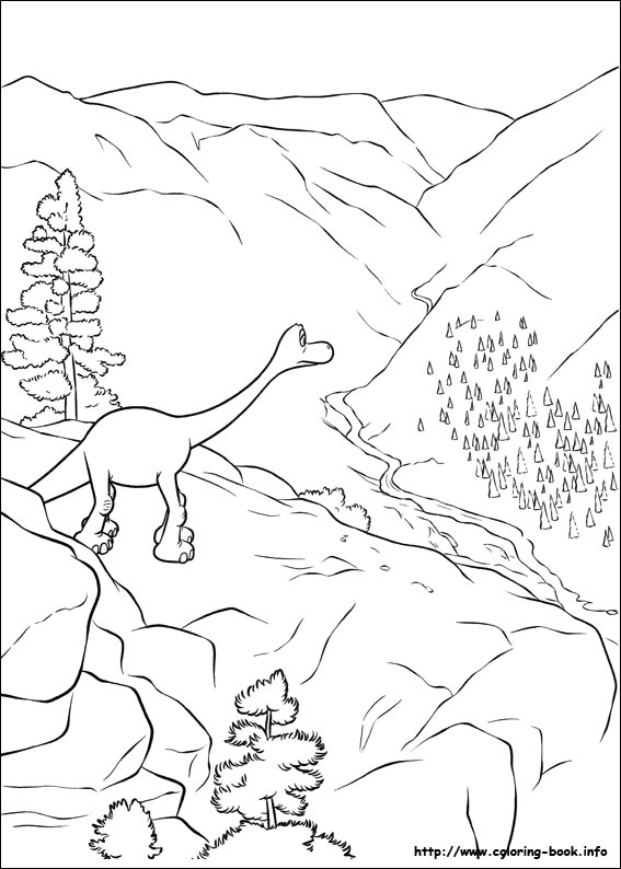 The Good Dinosaur coloring picture