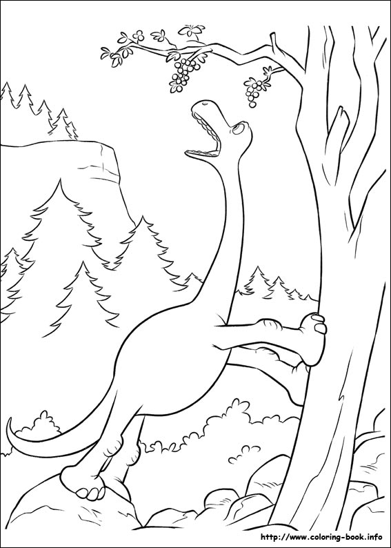 The Good Dinosaur coloring picture