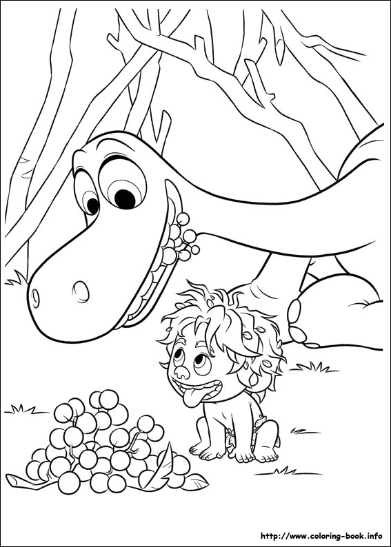 The Good Dinosaur coloring picture