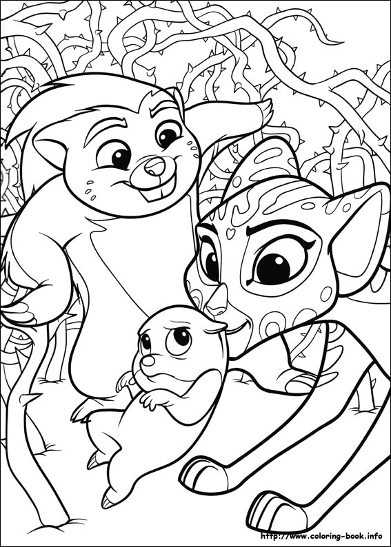 The Lion Guard coloring picture