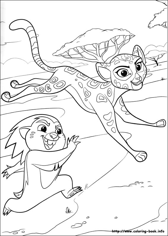 The Lion Guard coloring picture