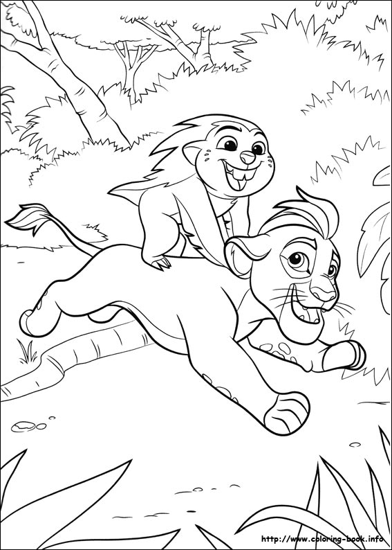 The Lion Guard coloring picture