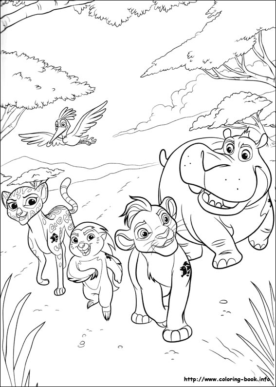 The Lion Guard coloring picture