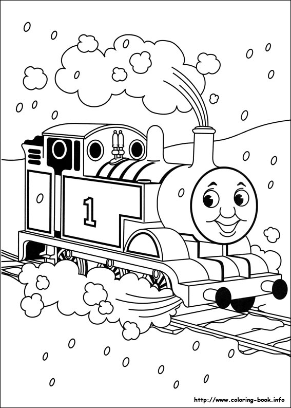 Thomas and Friends coloring picture