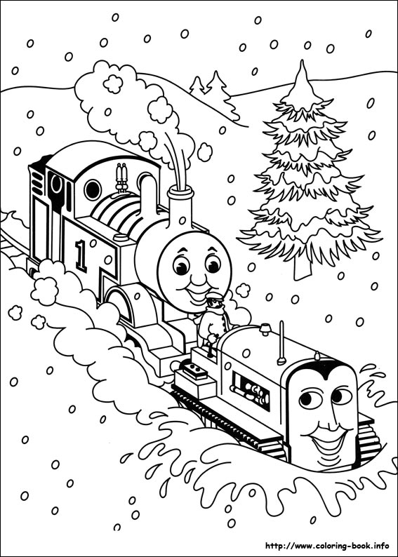 Thomas and Friends coloring picture