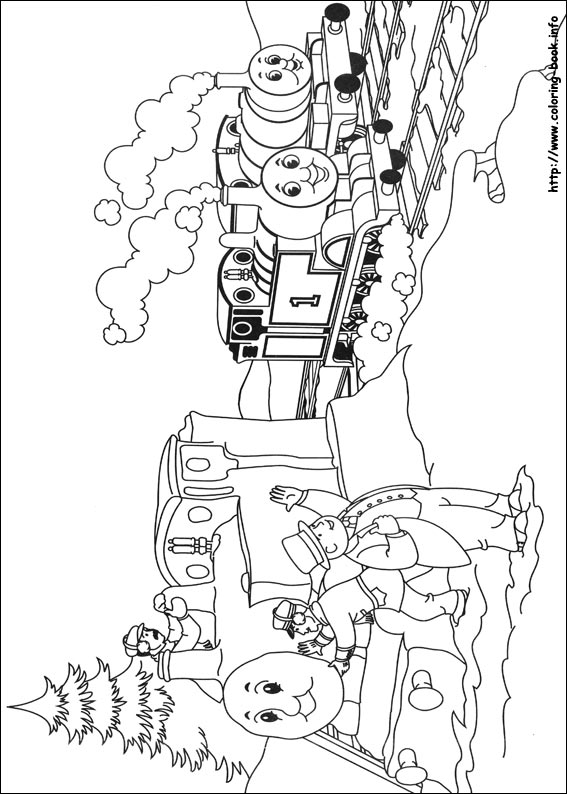 Thomas and Friends coloring picture