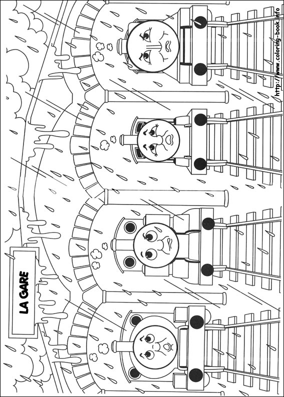 Thomas and Friends coloring picture