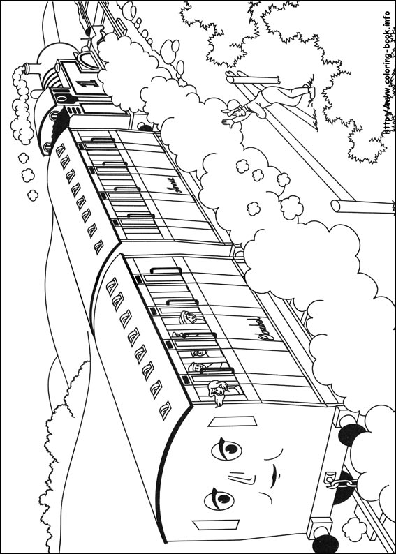 Thomas and Friends coloring picture