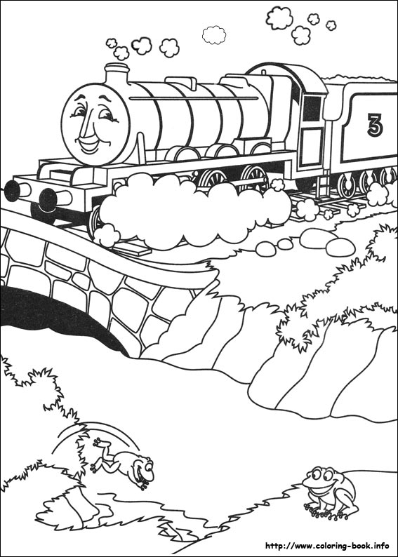 Thomas and Friends coloring picture