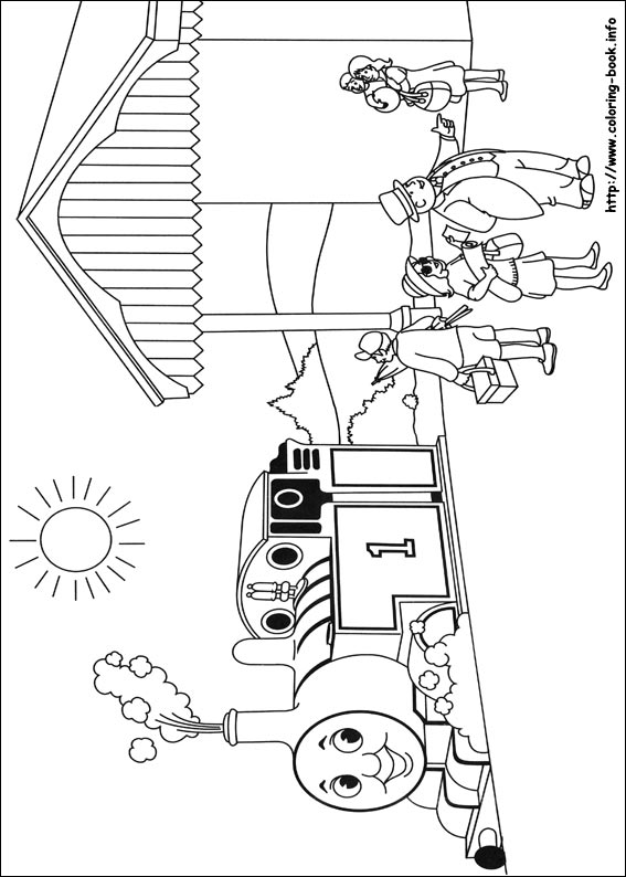 Thomas and Friends coloring picture