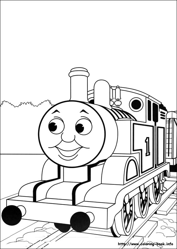 thomas and friends black and white