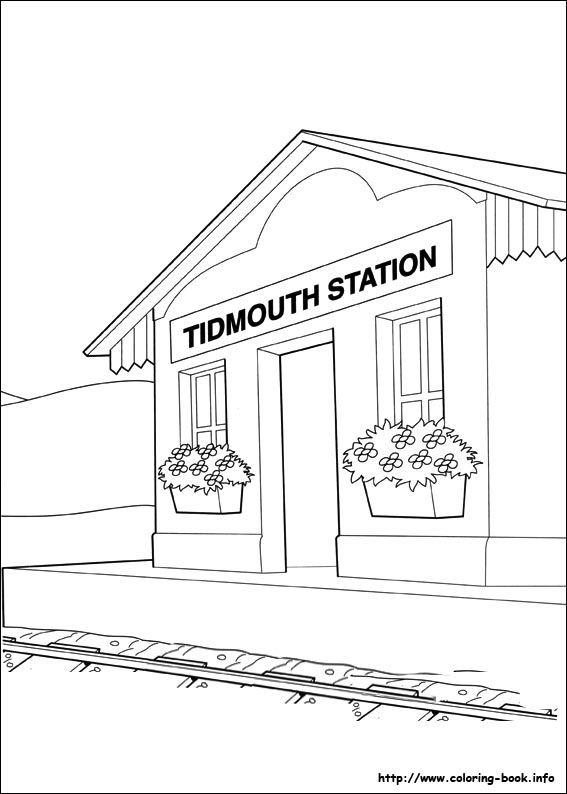 Thomas and Friends coloring picture