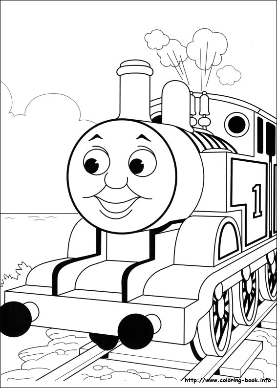 thomas the tank engine and coloring pages