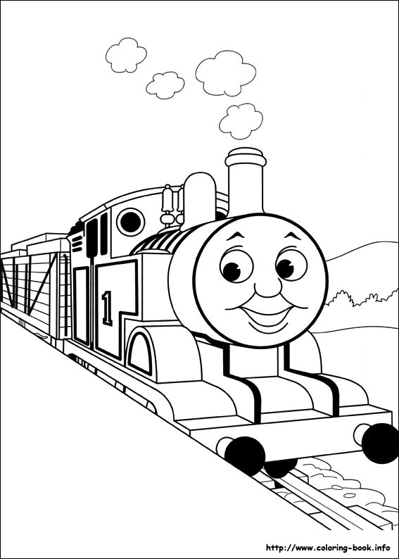 thomas the tank engine and coloring pages