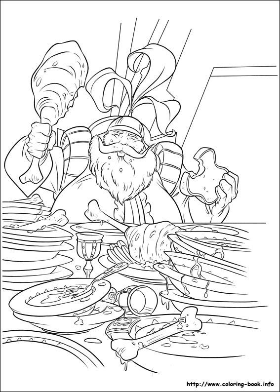 Thor coloring picture