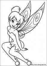 disney coloring pages of tinkerbell