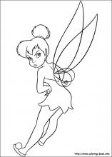 disney coloring pages of tinkerbell