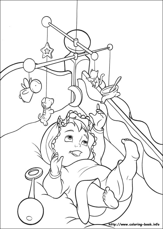 Tinkerbell coloring picture