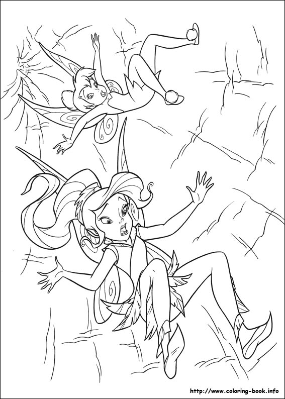 Tinkerbell coloring picture