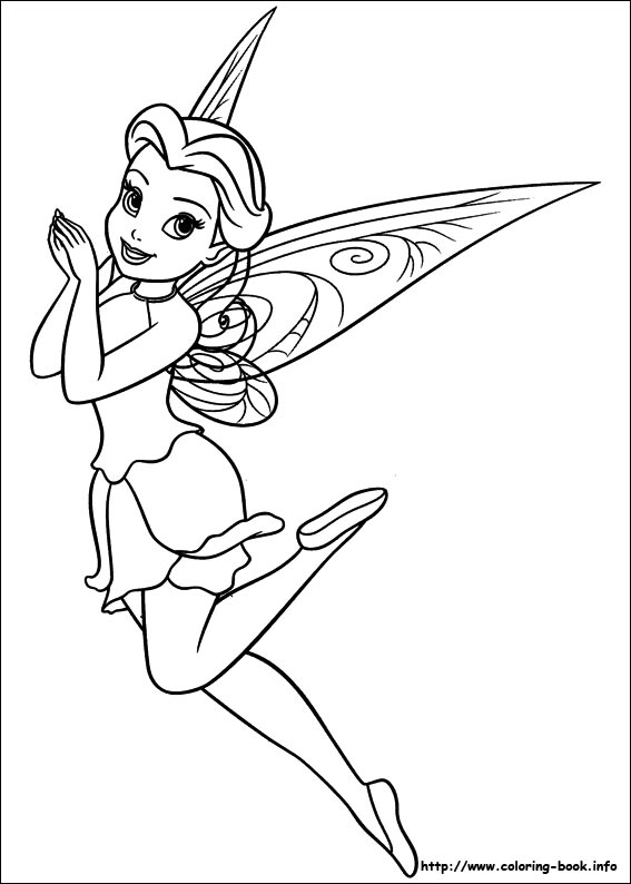 disney coloring pages of tinkerbell