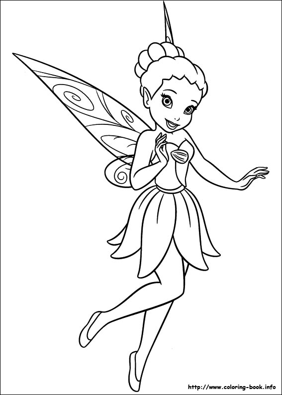 Tinkerbell coloring picture