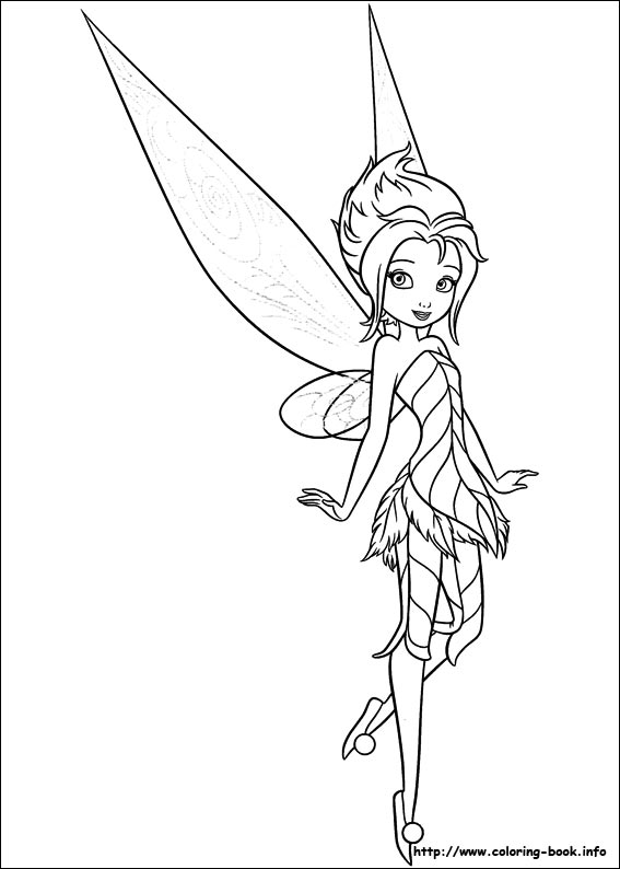 disney coloring pages of tinkerbell