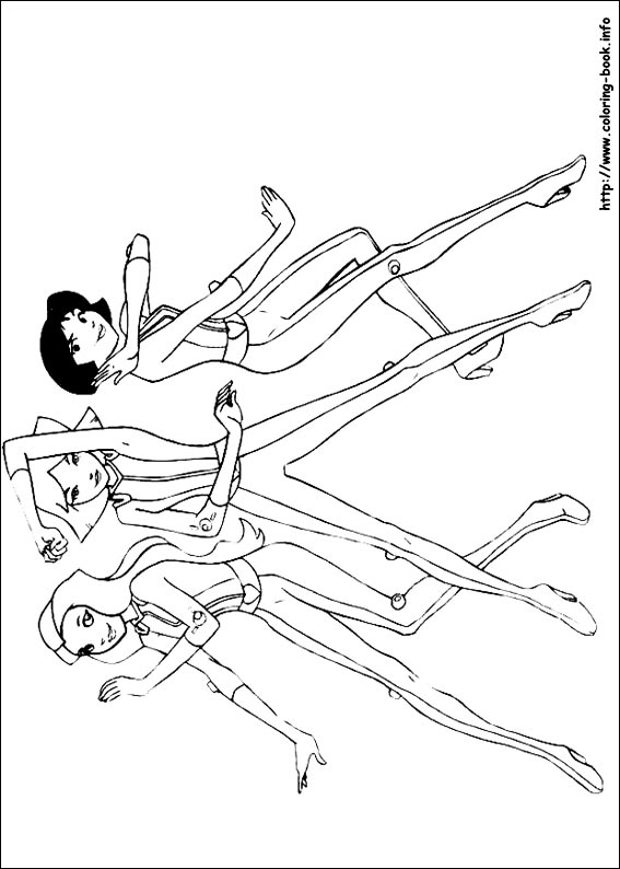 Totally Spies coloring picture