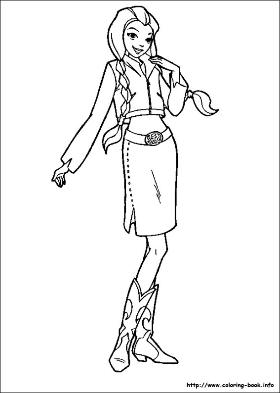 Totally Spies coloring picture