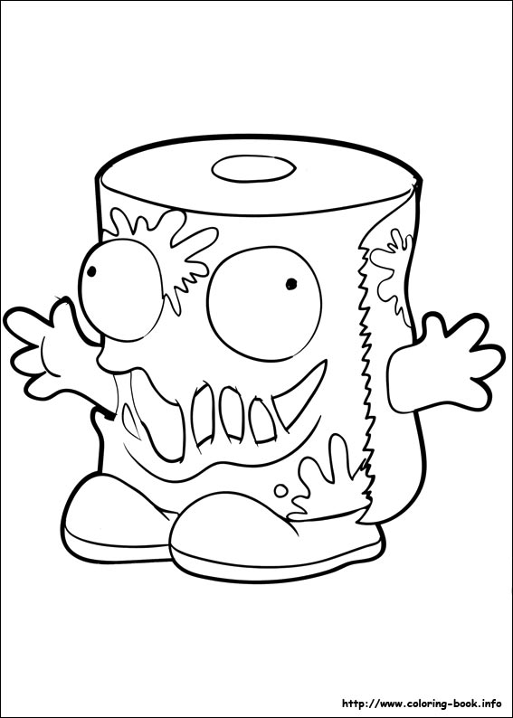 The Trash Pack coloring picture