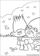 Trolls Coloring Pages On Coloring Book Info