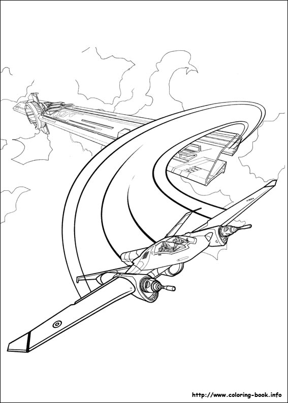 Tron coloring picture