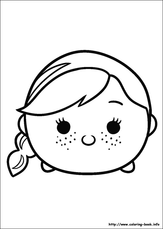 Tsum Tsum coloring picture