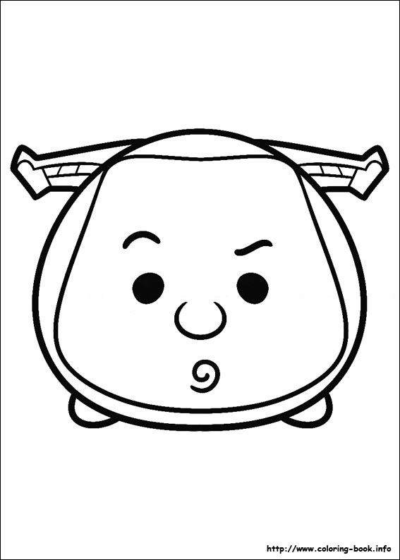 Tsum Tsum coloring picture