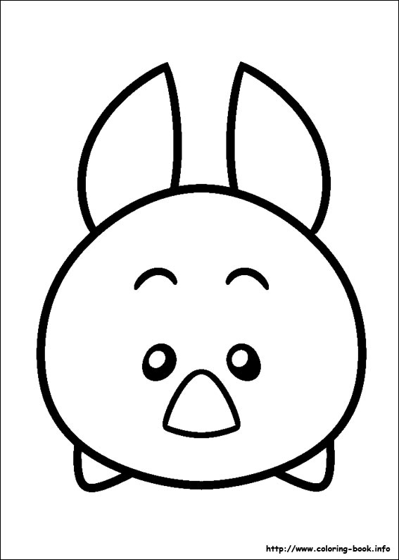 Tsum Tsum coloring picture