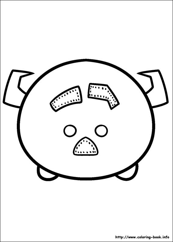 Tsum Tsum coloring picture