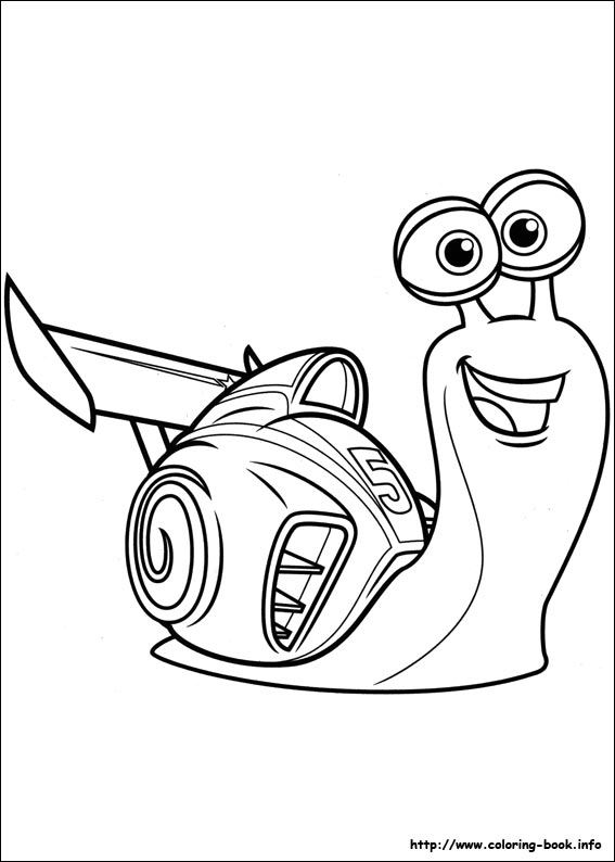 Turbo coloring picture