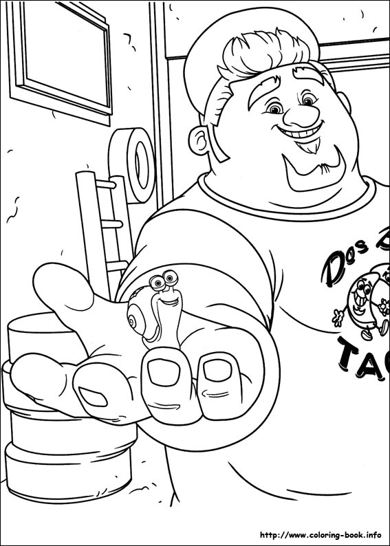 Turbo coloring picture