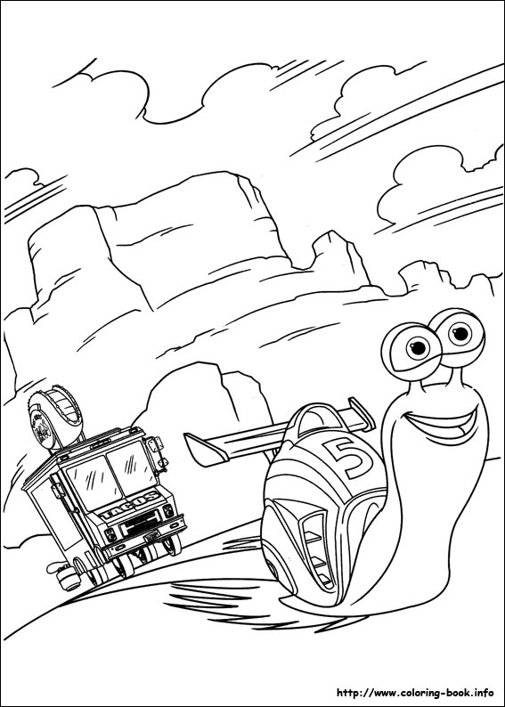 Turbo coloring picture