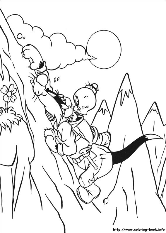 rock climbing coloring pages