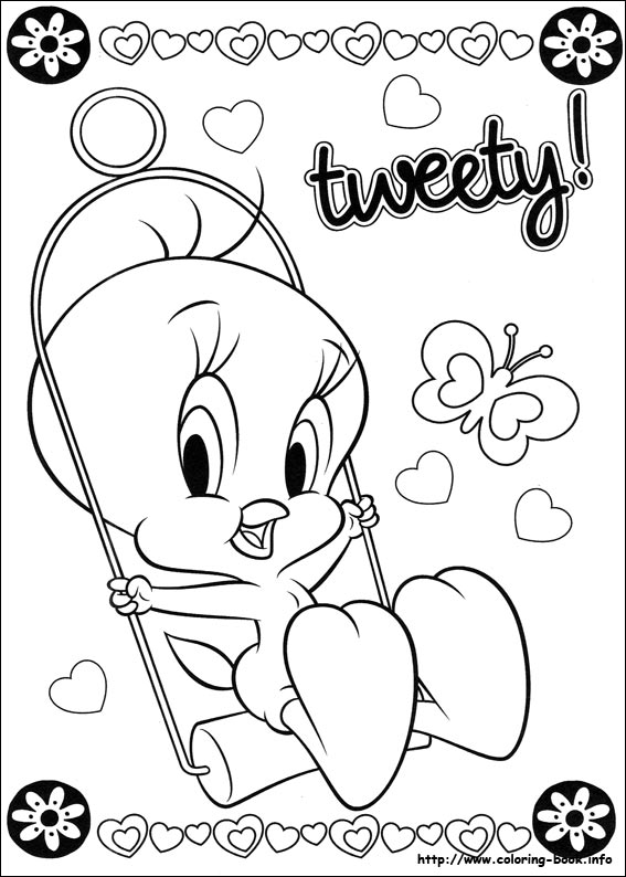 Tweety coloring picture