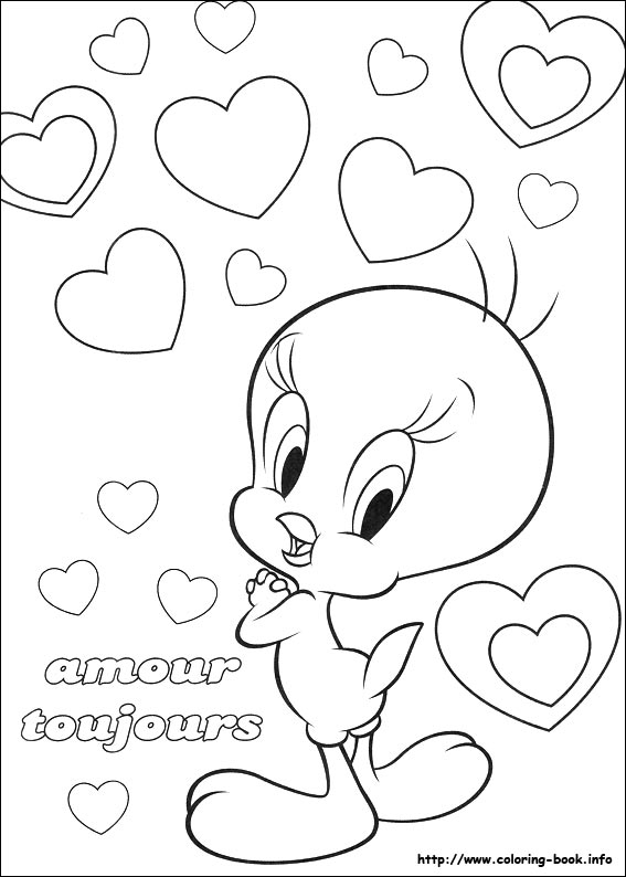 Tweety coloring picture