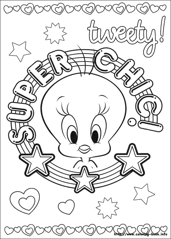 Tweety coloring picture