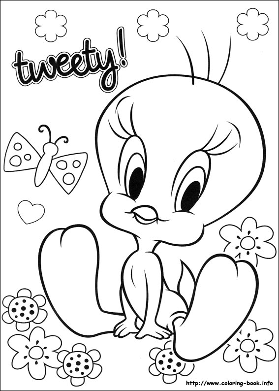 Tweety coloring picture